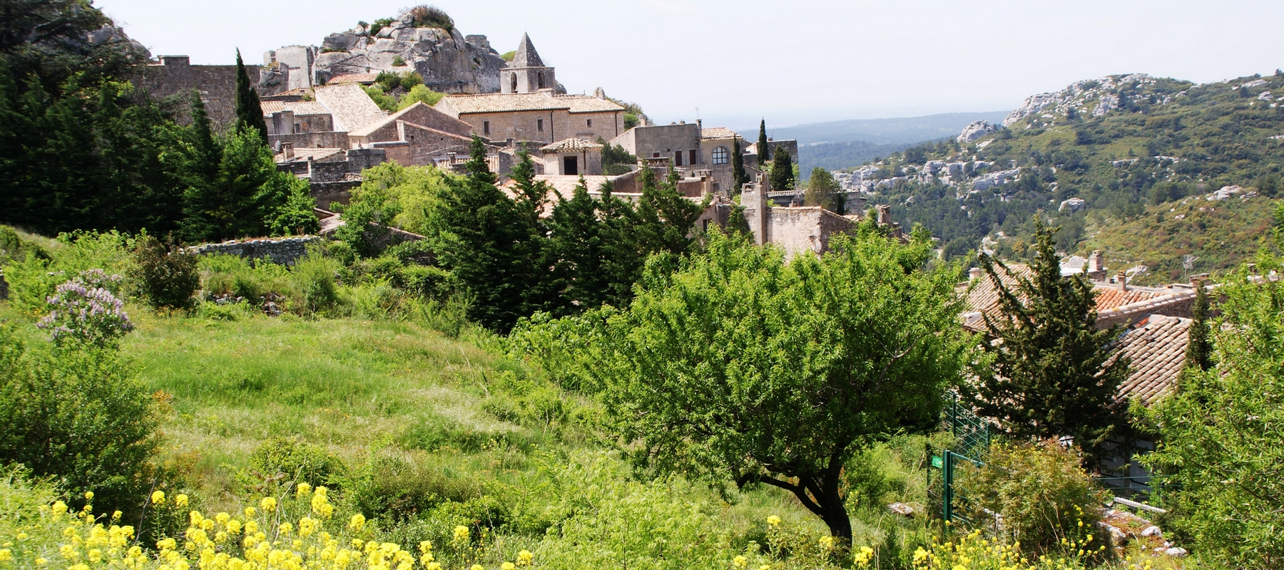 les baux de provence paysage