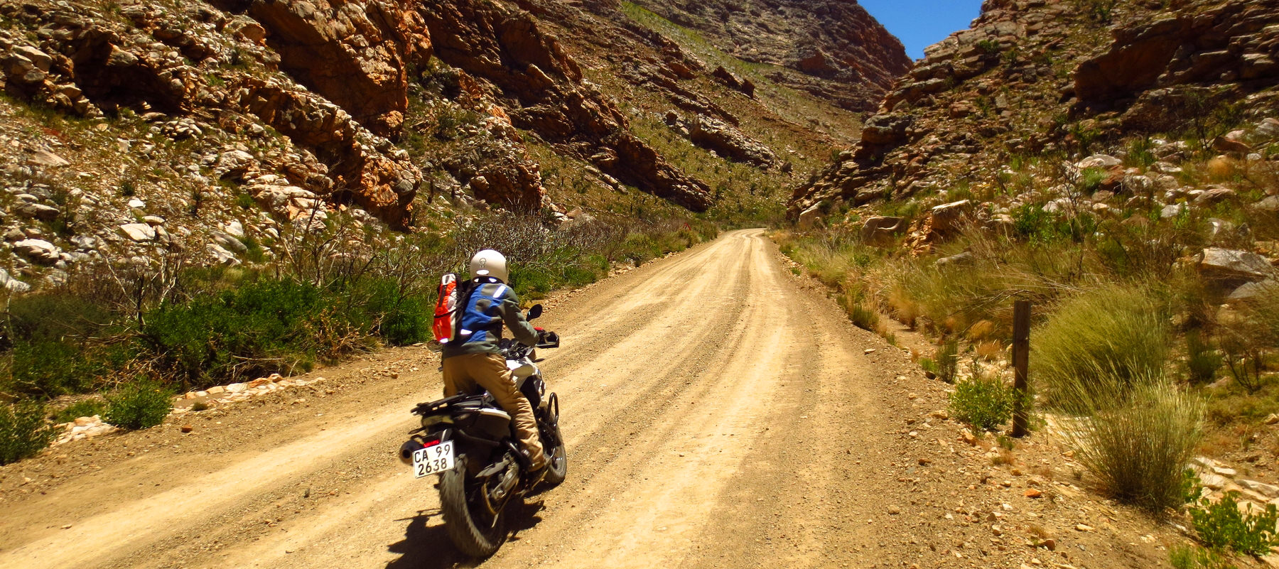 moto canyon afrique