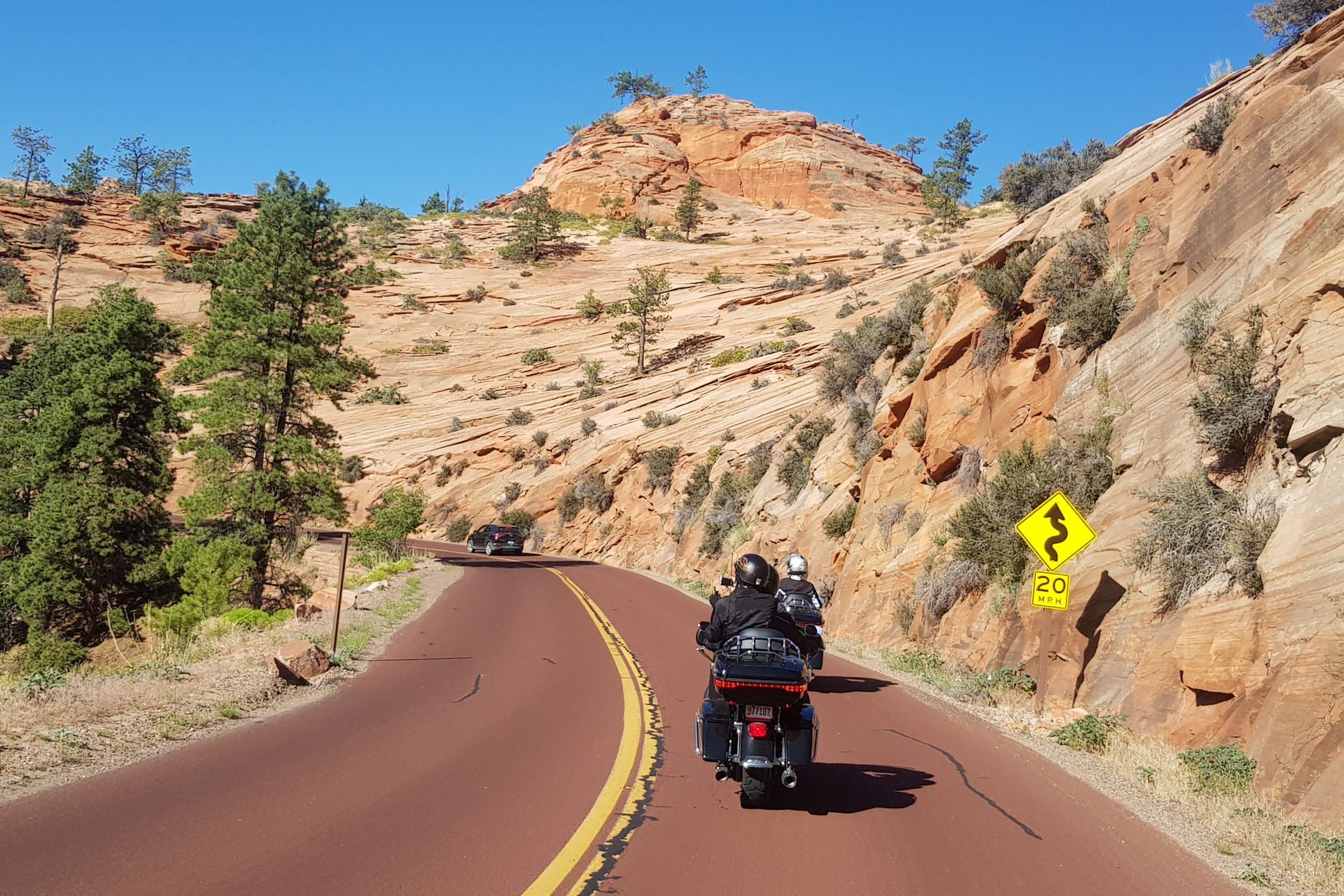 Zion National Park à moto