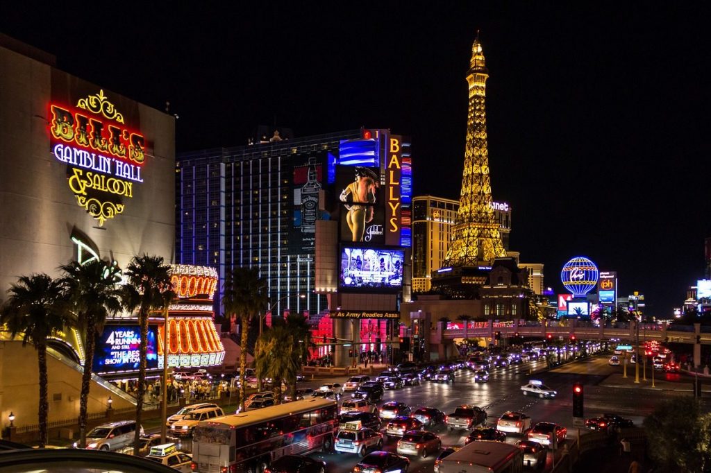 Las Vegas à moto