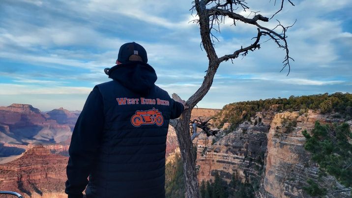 grand canyon à moto