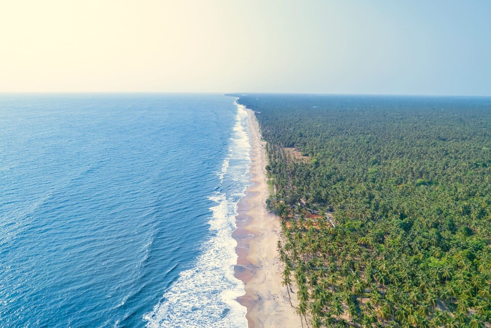 Chavakkad Beach, road trip Inde du sud