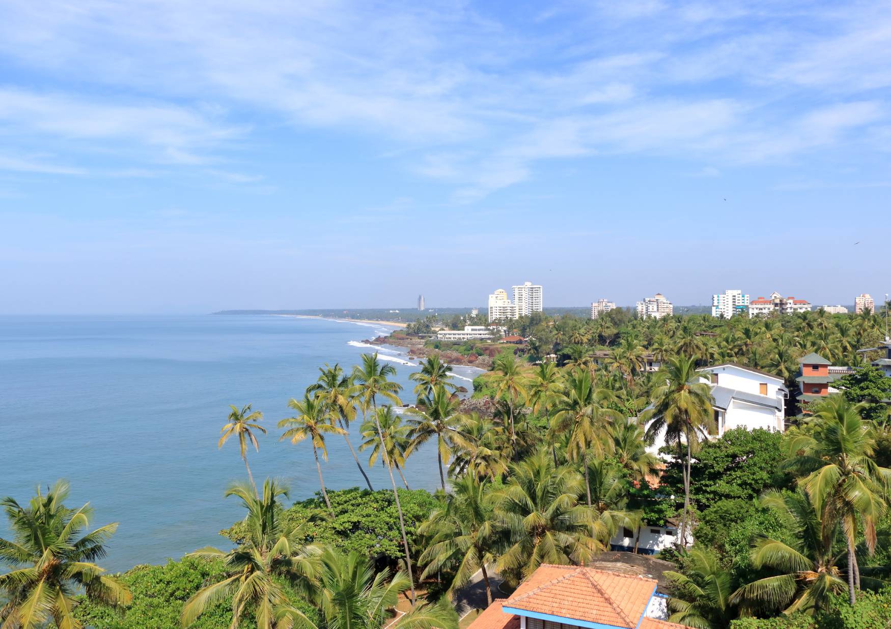ville de bord de mer en Inde du sud