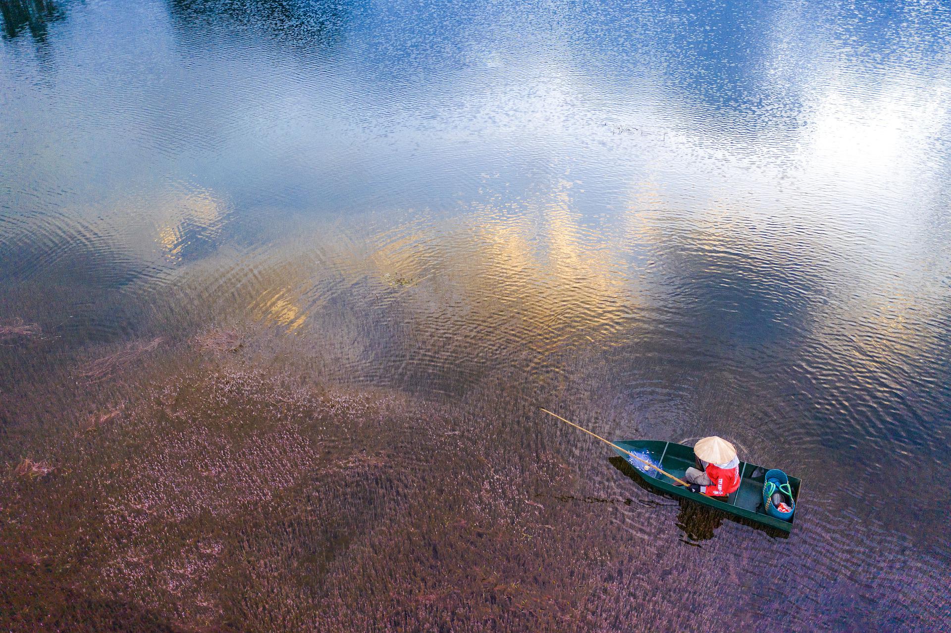 vietnam à moto lac