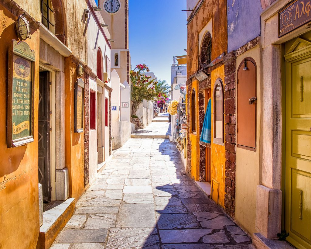 voyage moto santorin
