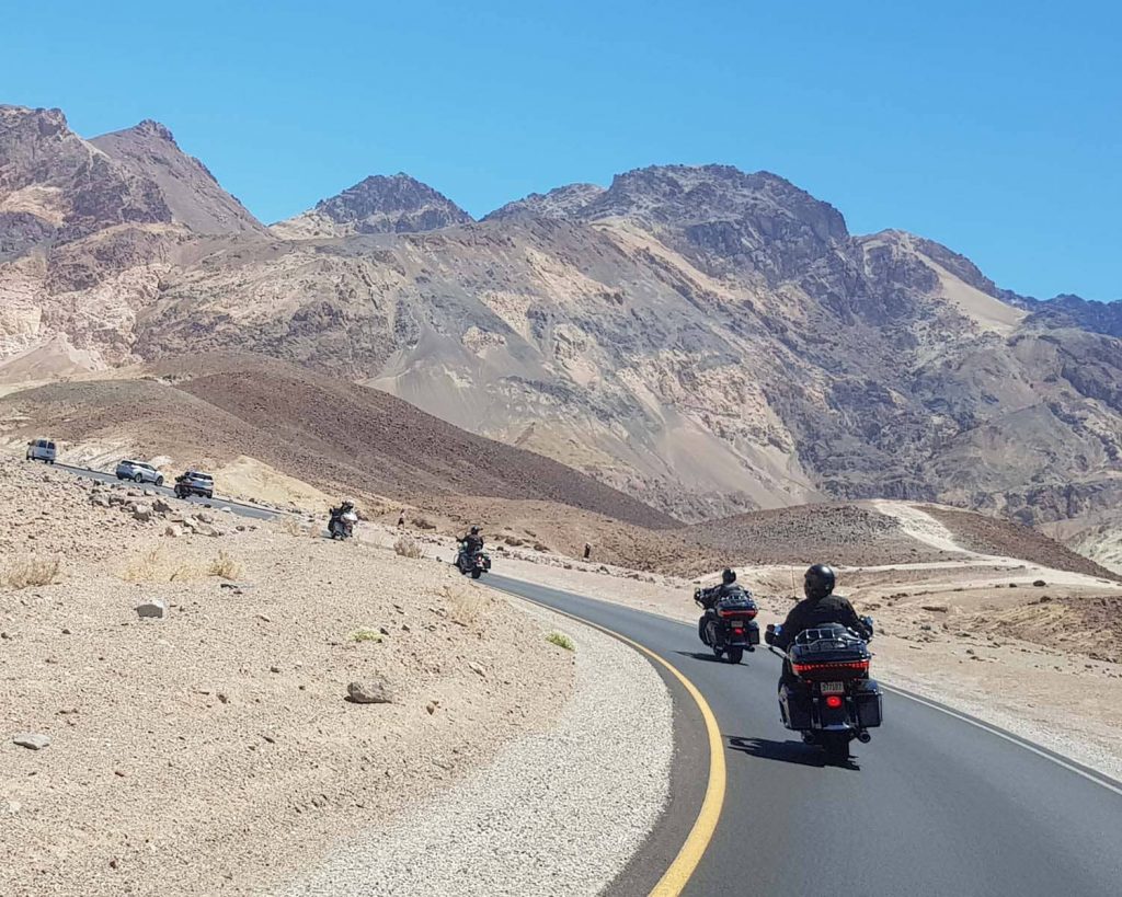 ouest américain en harley