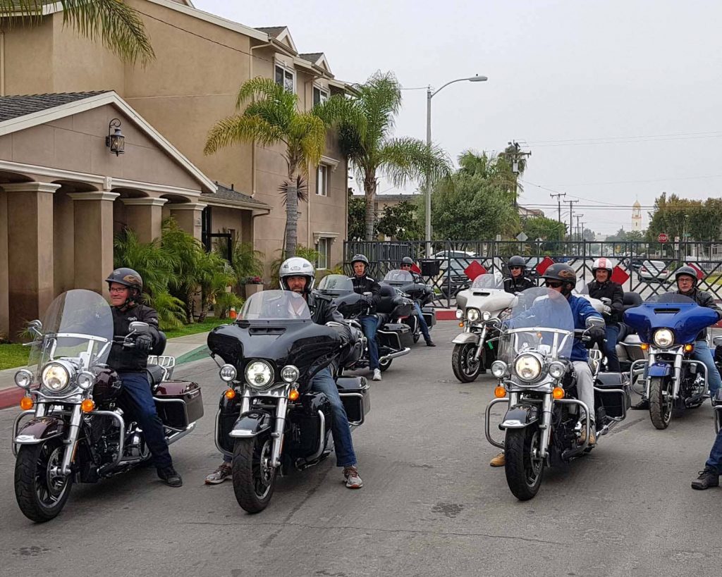 ouest américain en harley