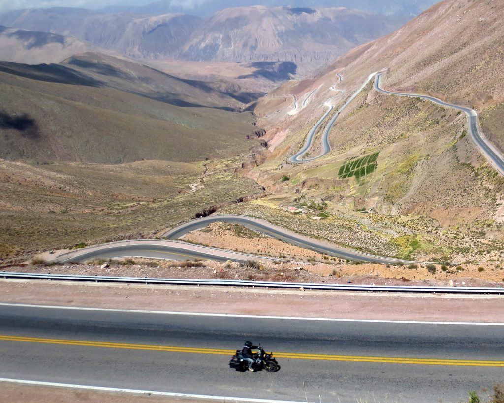 road trip moto Argentine