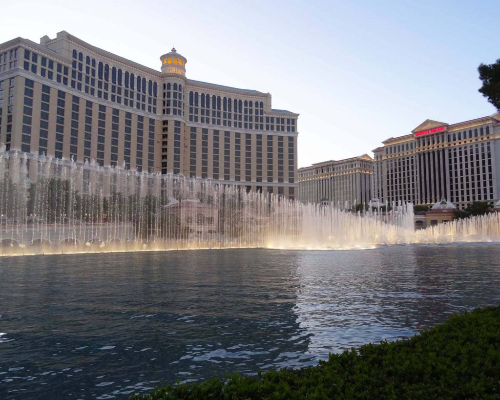 les différents paysages aux usa las vegas