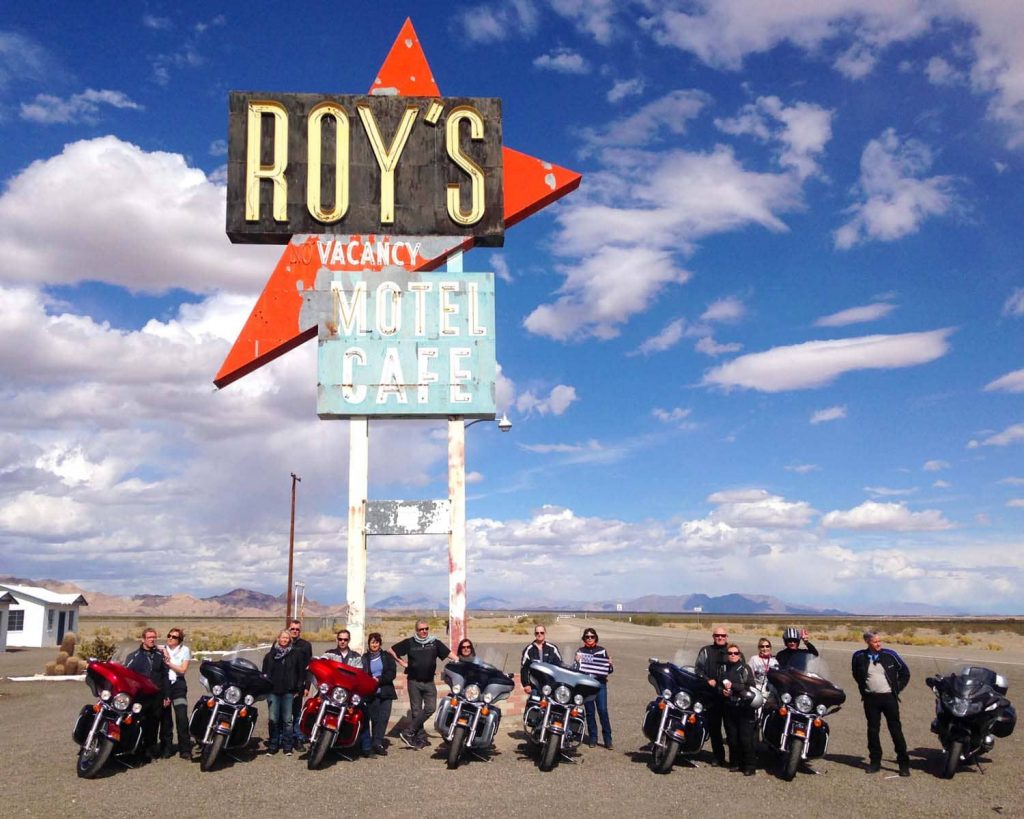 différents paysages des usa route 66