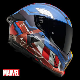 casque moto avengers captain america