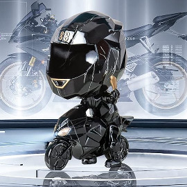 figurine motard moderne