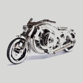 maquette moto en métal à construire