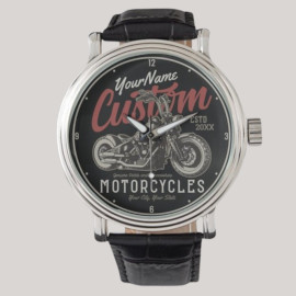 montre moto custom