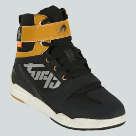 baskets moto homme furygan get down noir marron beige