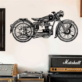 décoration murale moto vintage