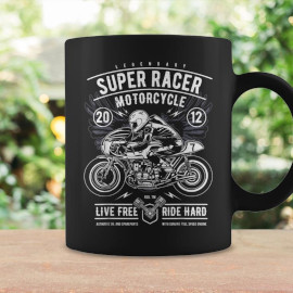 mug retro moto café racer tasse