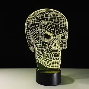 lampe 3d crâne