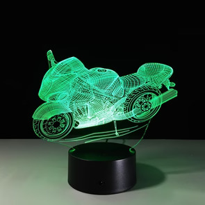 lampe 3d moto sportive