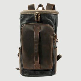 sac à dos café raccer retro craftride marron