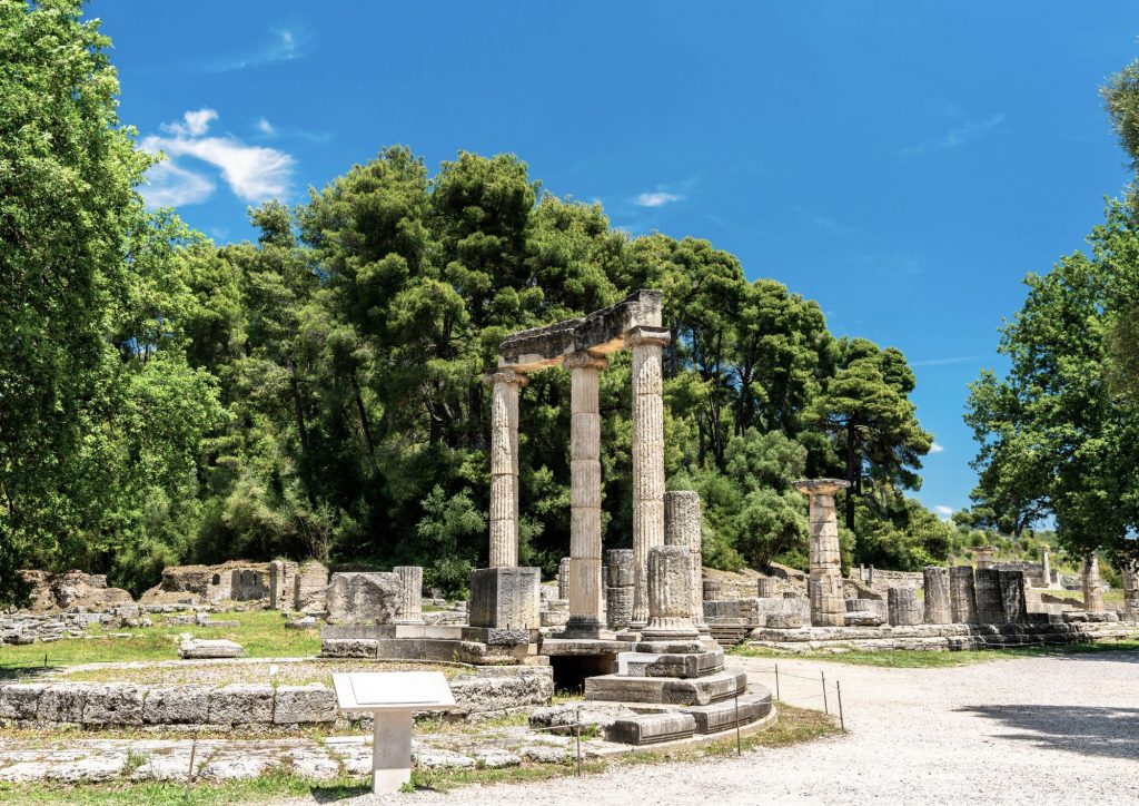 route de Kalamata à Olympie en grèce