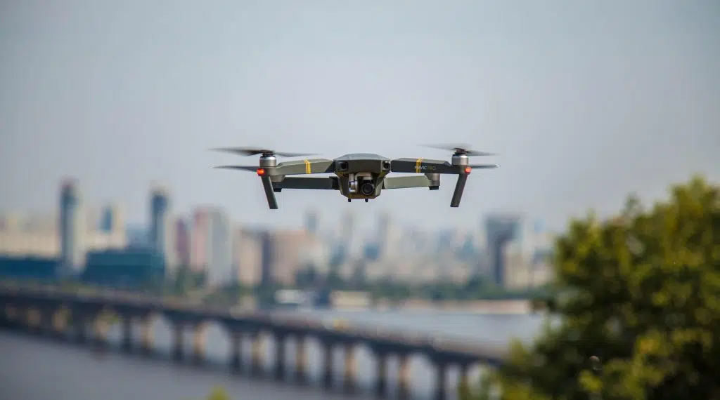 drone en vol aux USA