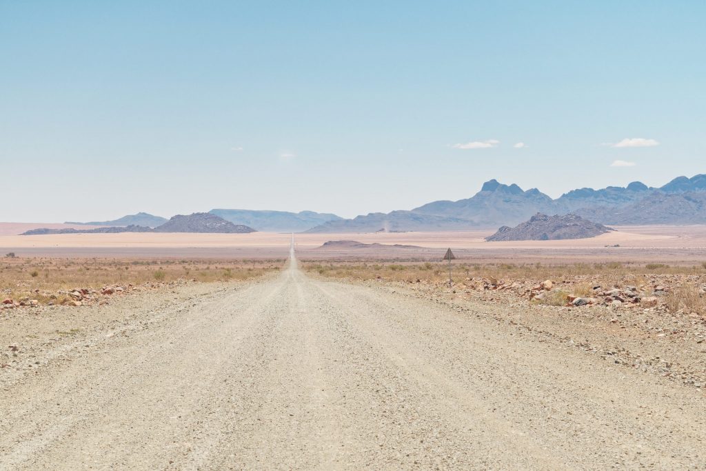 Route D707 en Namibie