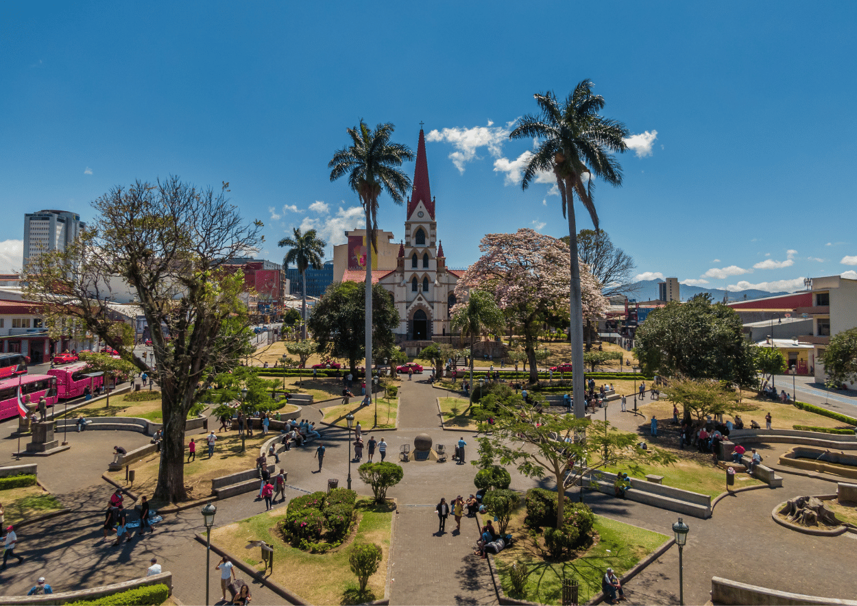 Ville de San José au Costa Rica