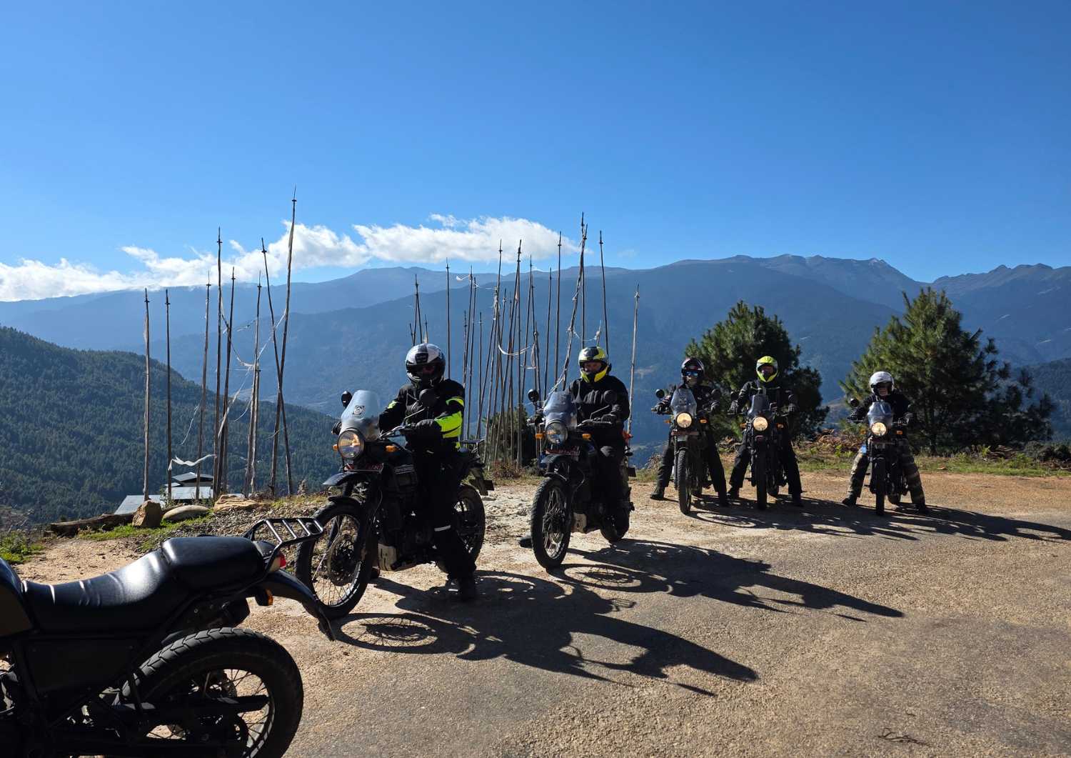 Roulez au Bhoutan à moto